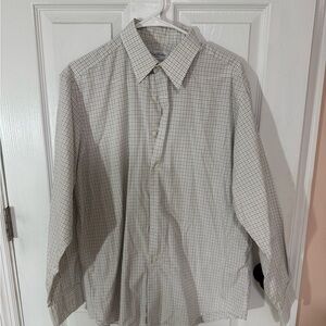 Brooks Brothers Beige Checkered Button Down Shirt